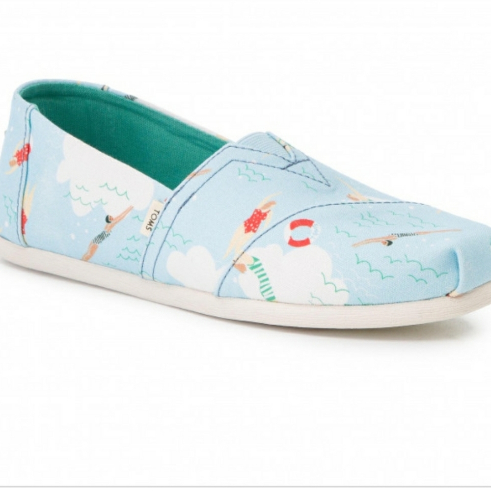 Toms Alpargata in Blue Glow Swimmers (LE, BNIB)